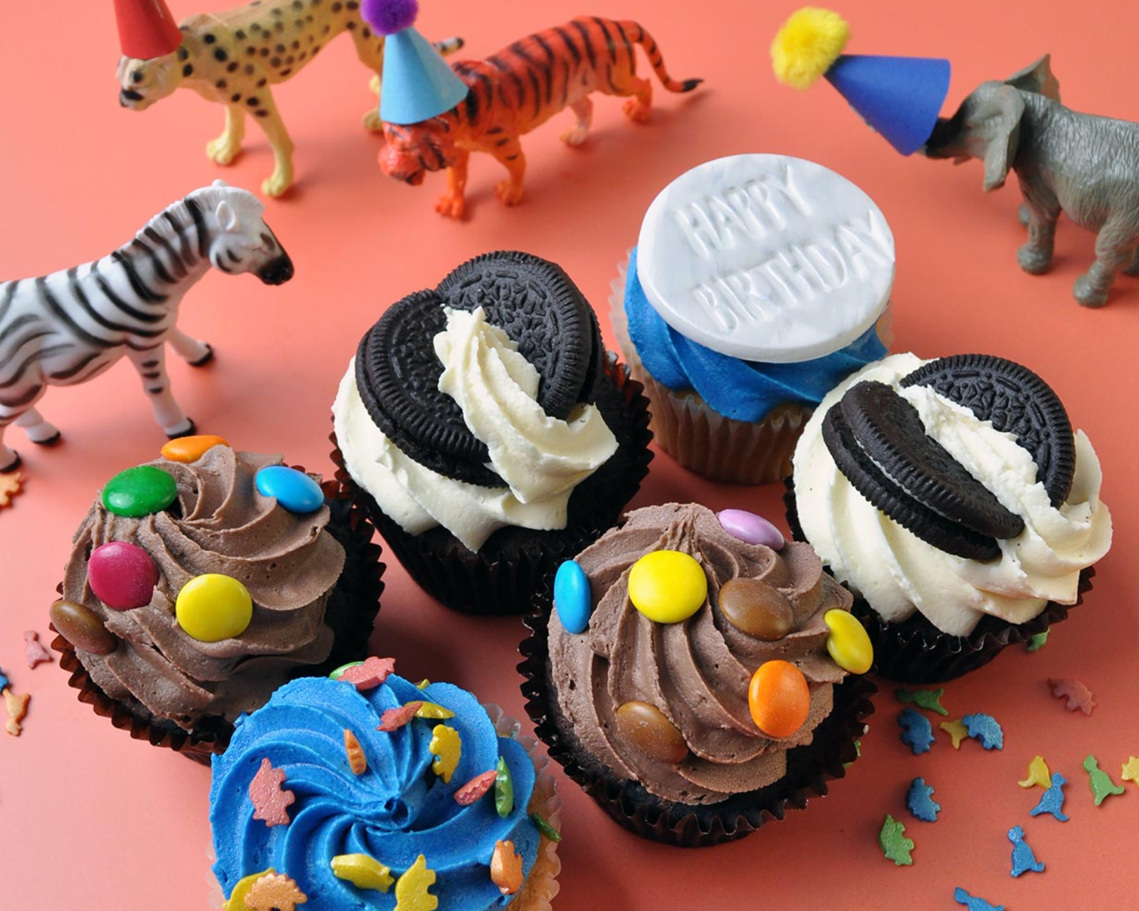 Happy Birthday Boy Cupcake Selection