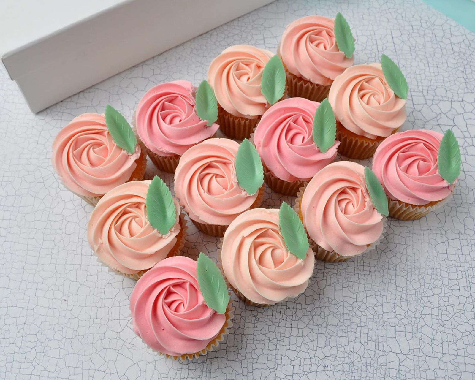 Vegan Rose Cupcakes