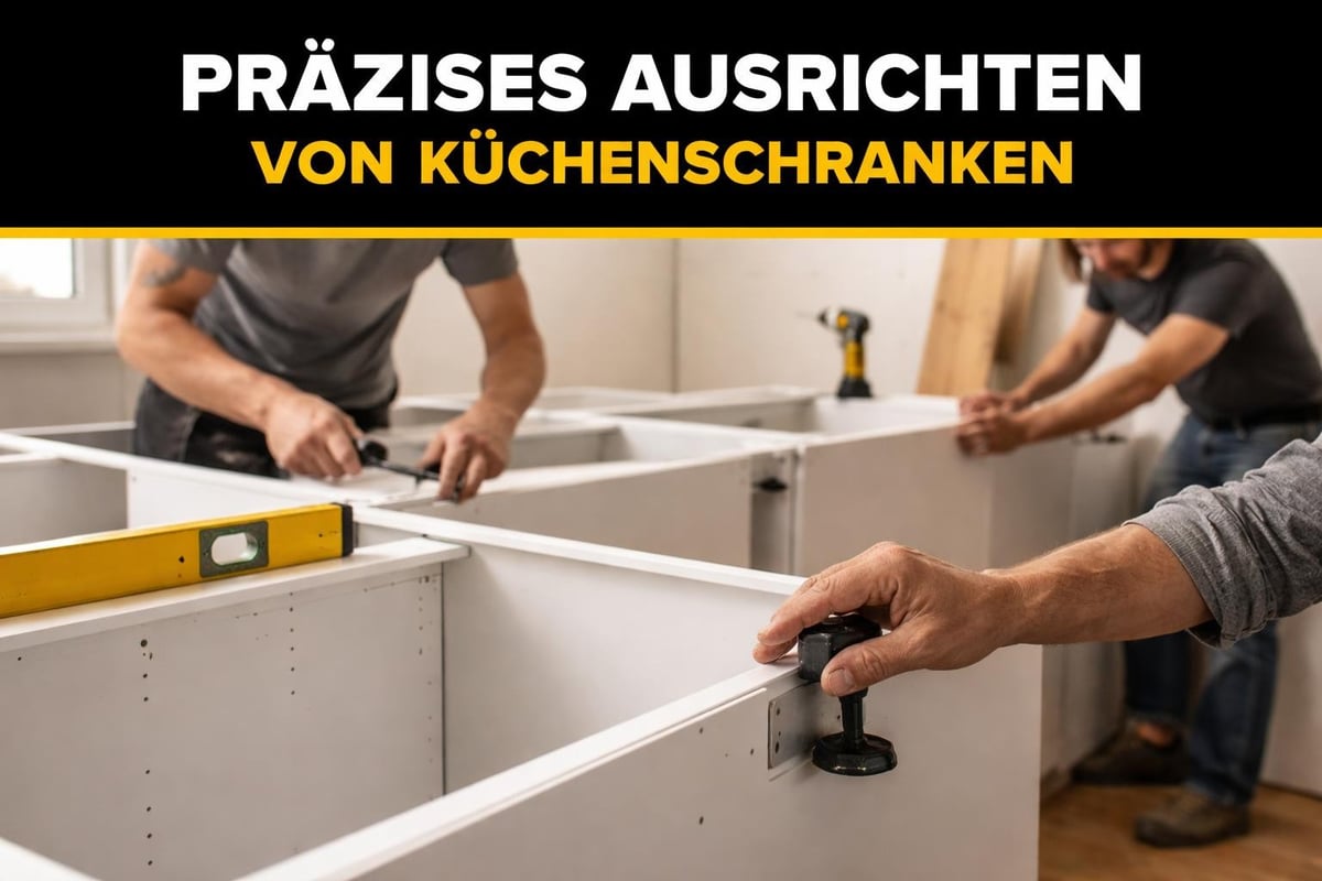 Unterschrank-Ausrichtung