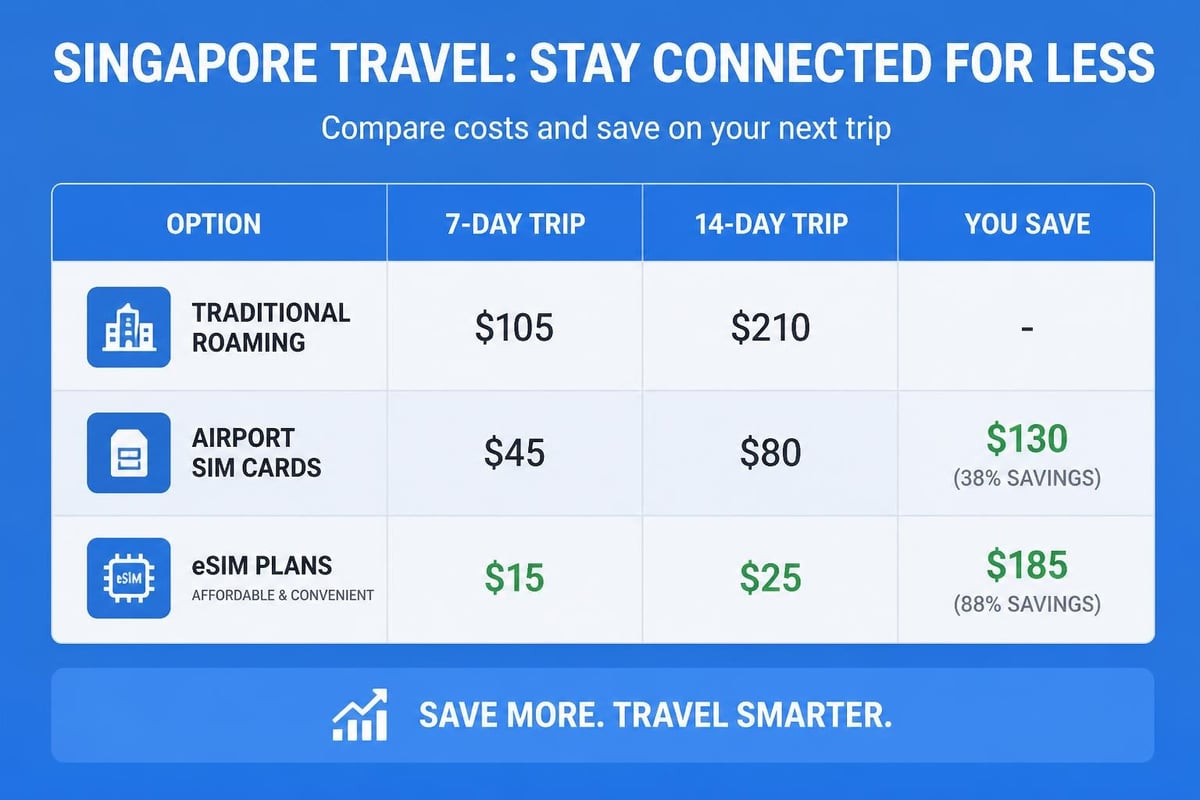 ESIM cost comparison
