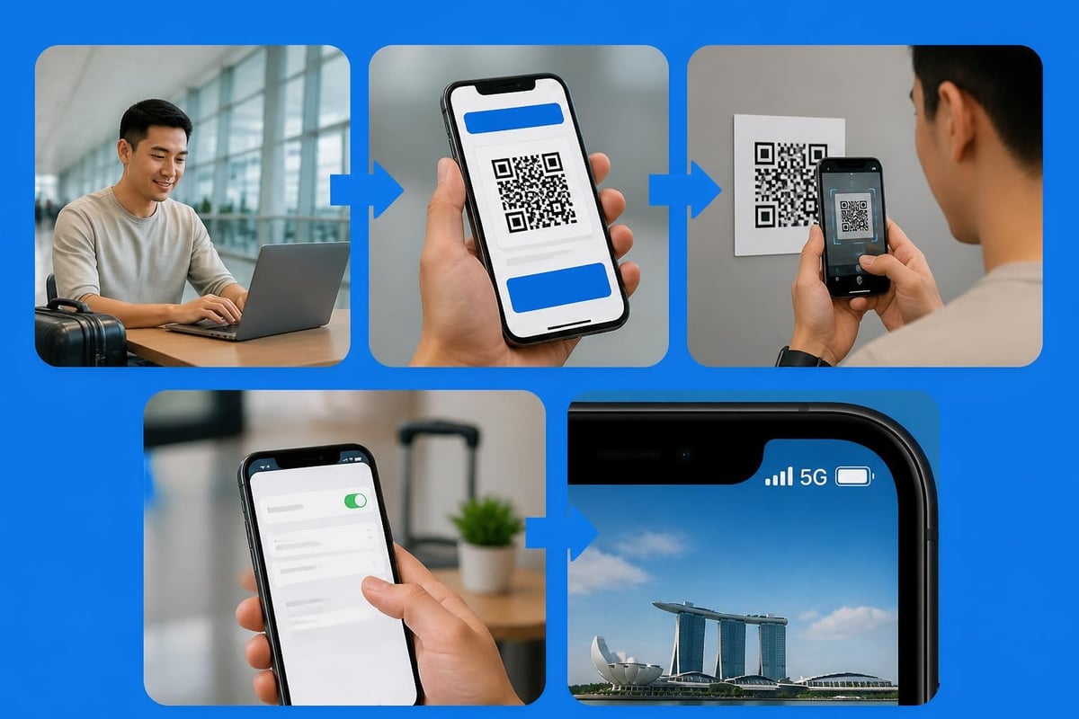 ESIM setup process