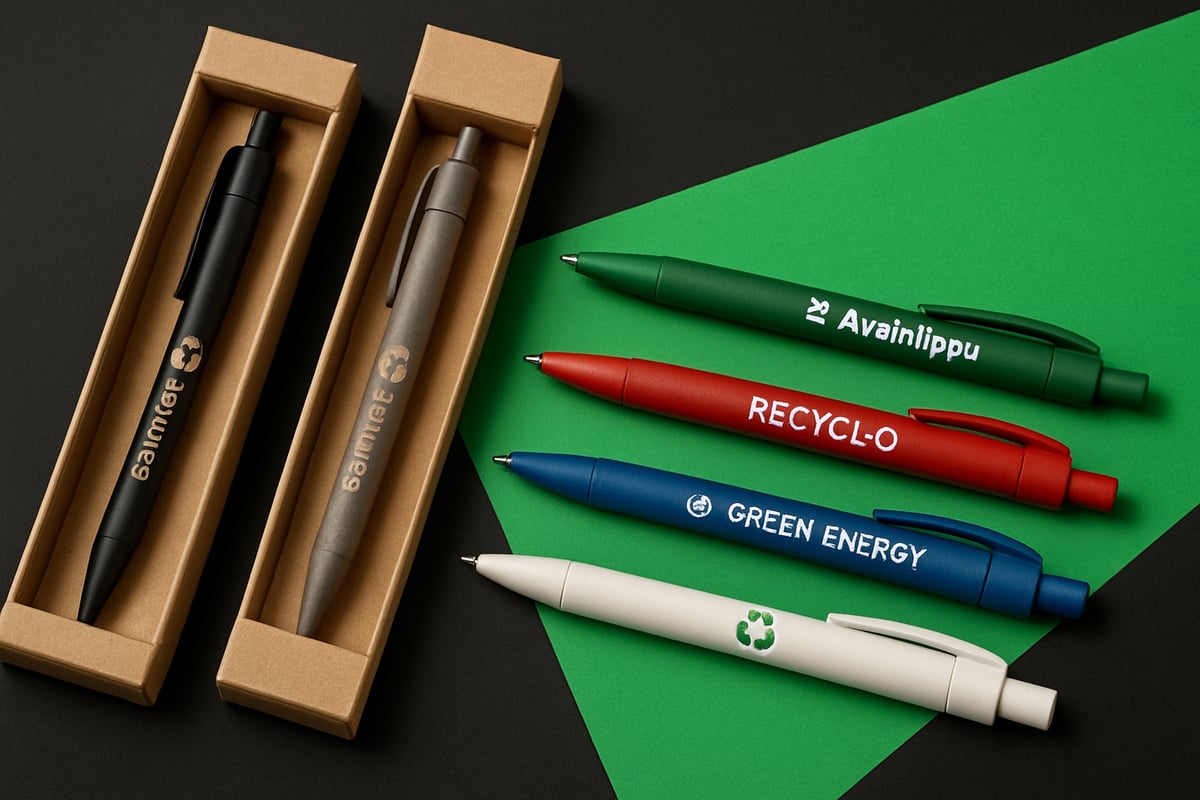 Valintakriteerit: Miten valita yritykselle paras ekologinen mainoskynä?