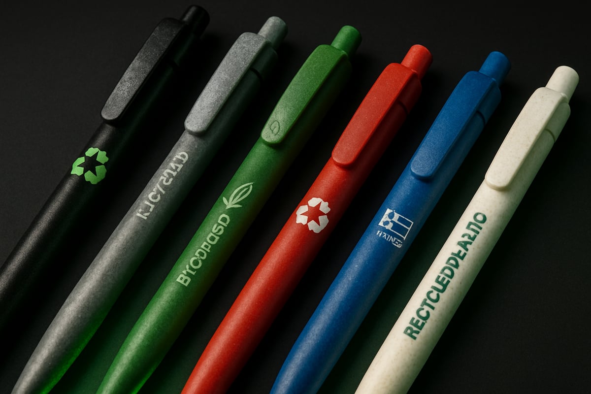 Ekologisen mainoskynän materiaalit ja valmistusprosessit