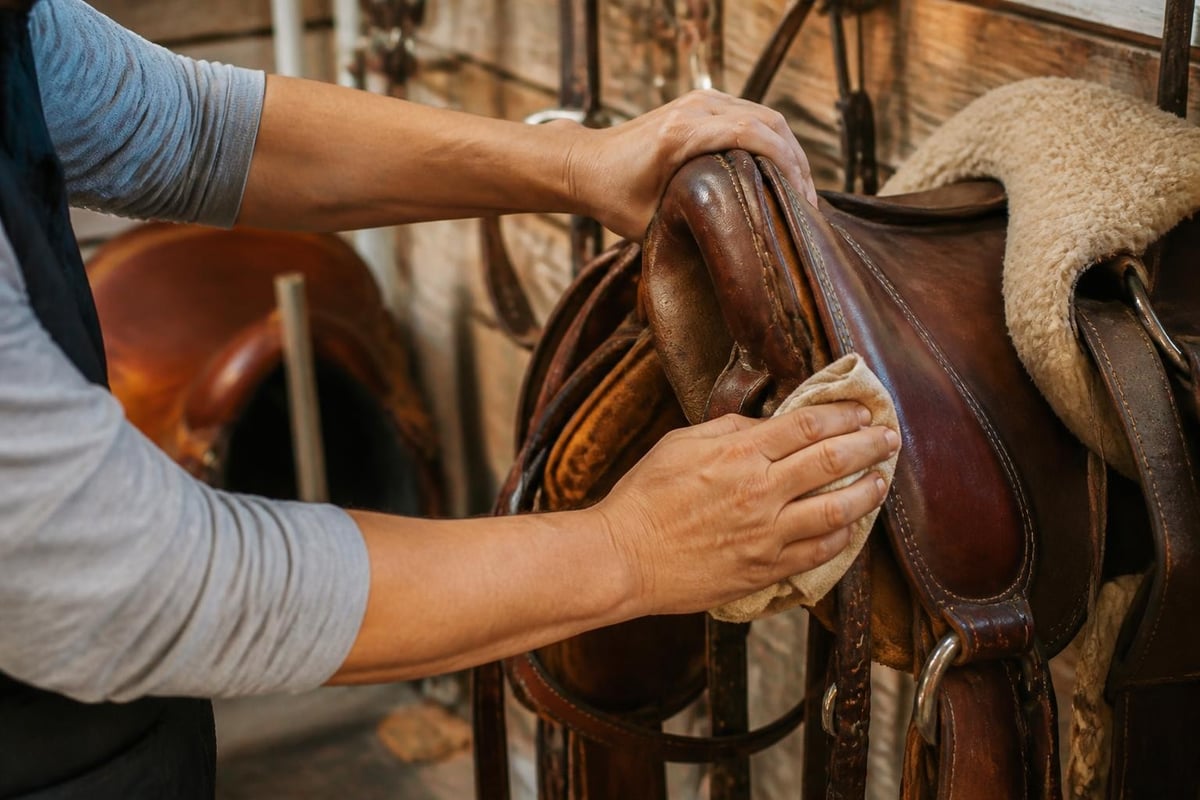 Tack maintenance routine