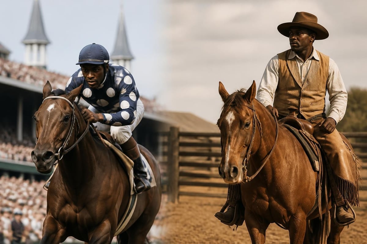 Black jockeys and cowboys historical contributions
