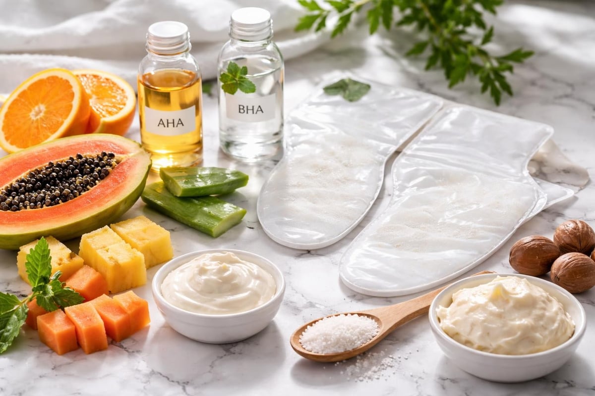 Foot mask ingredient guide