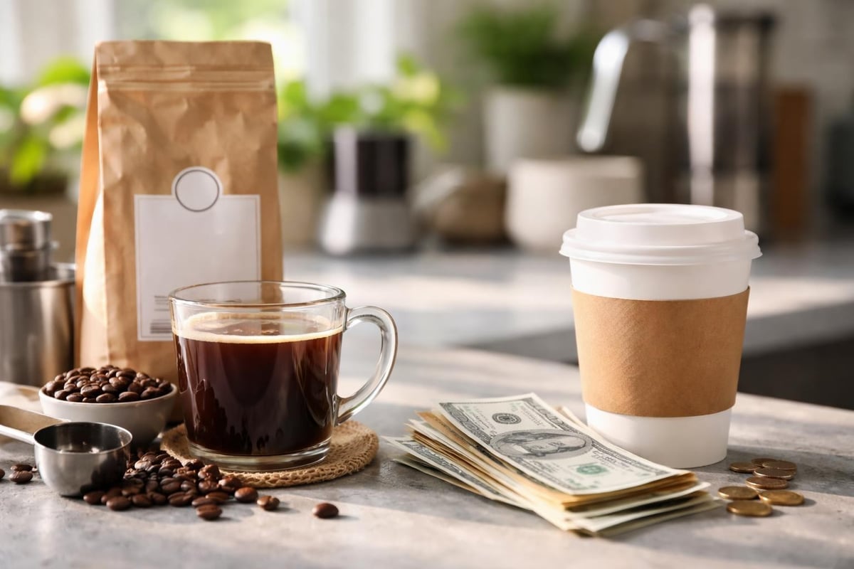 Coffee value breakdown