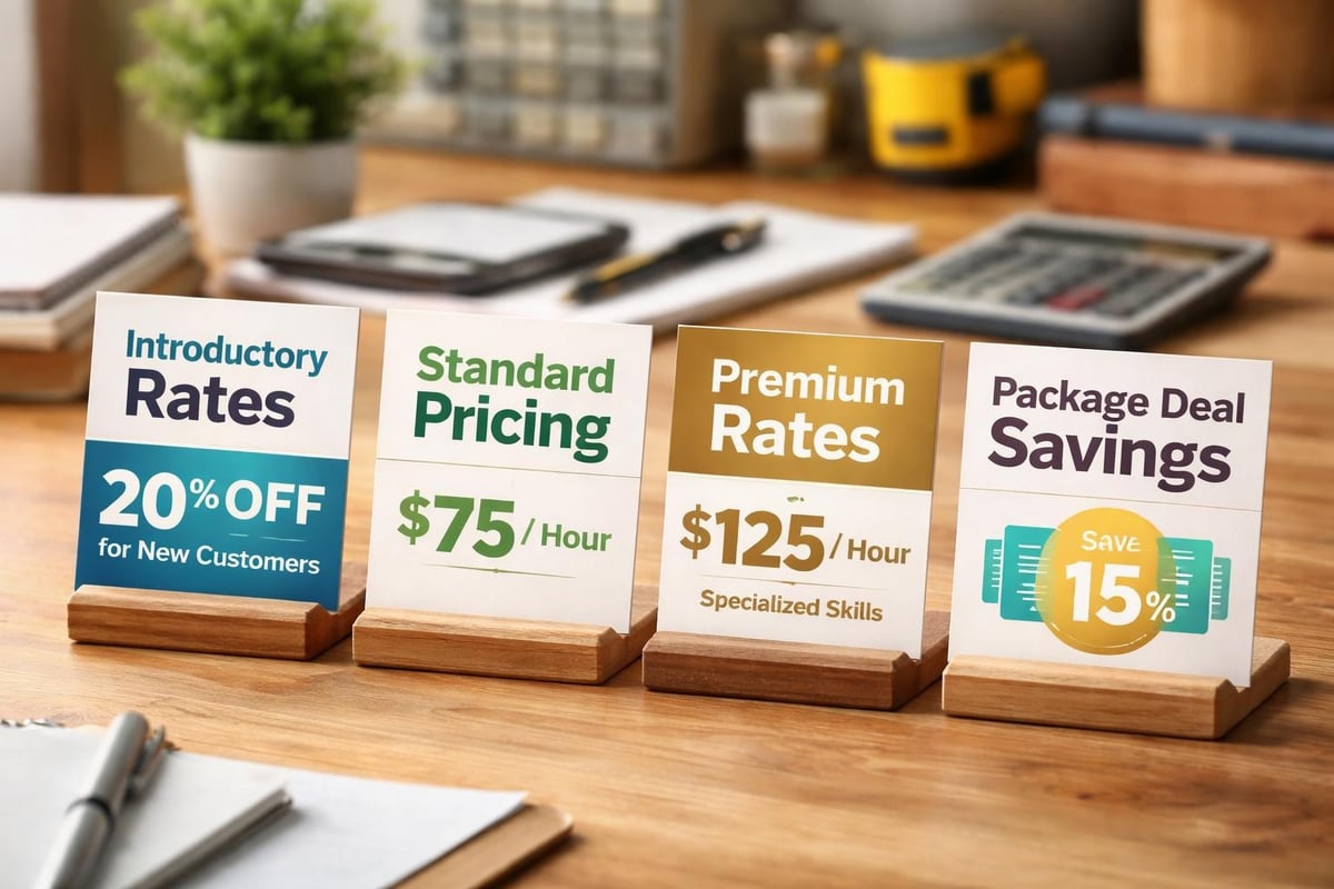 Pricing strategy for small jobs