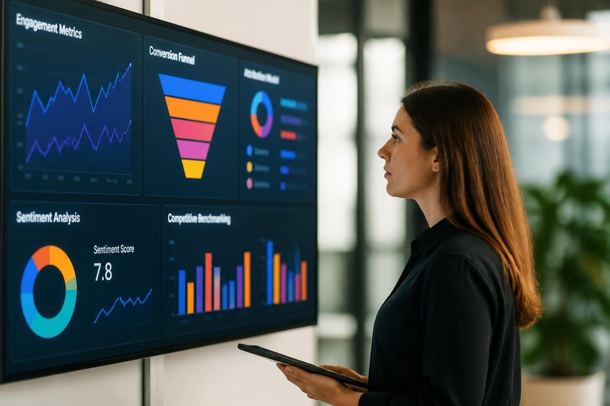Marketing analytics dashboard