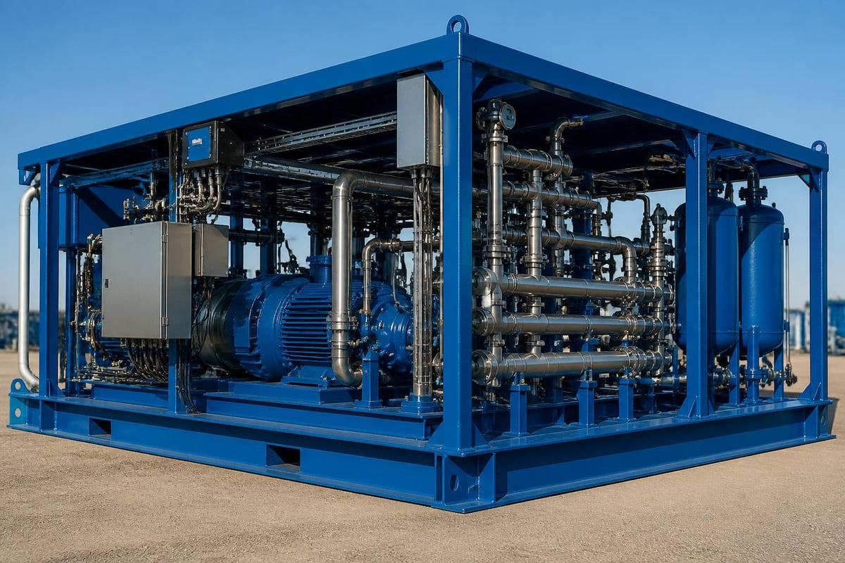 Skid fabrication integration process