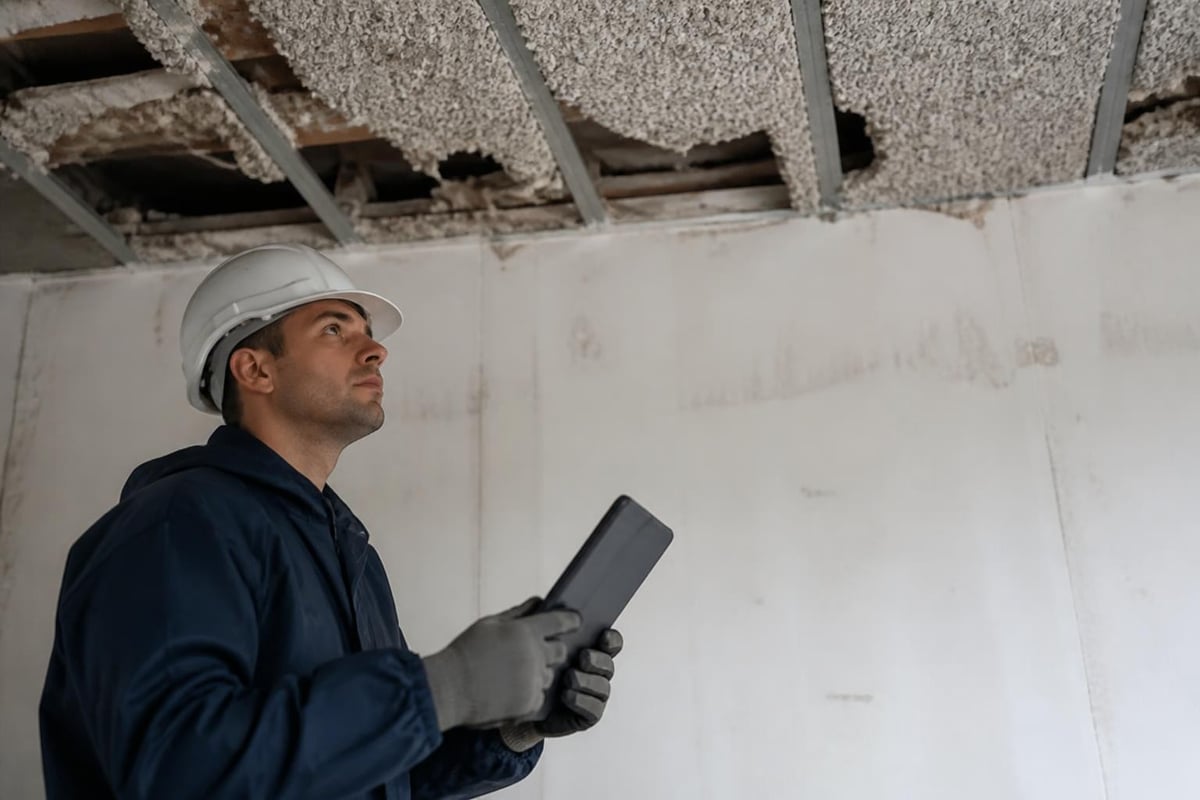 Asbestos material risk scoring process