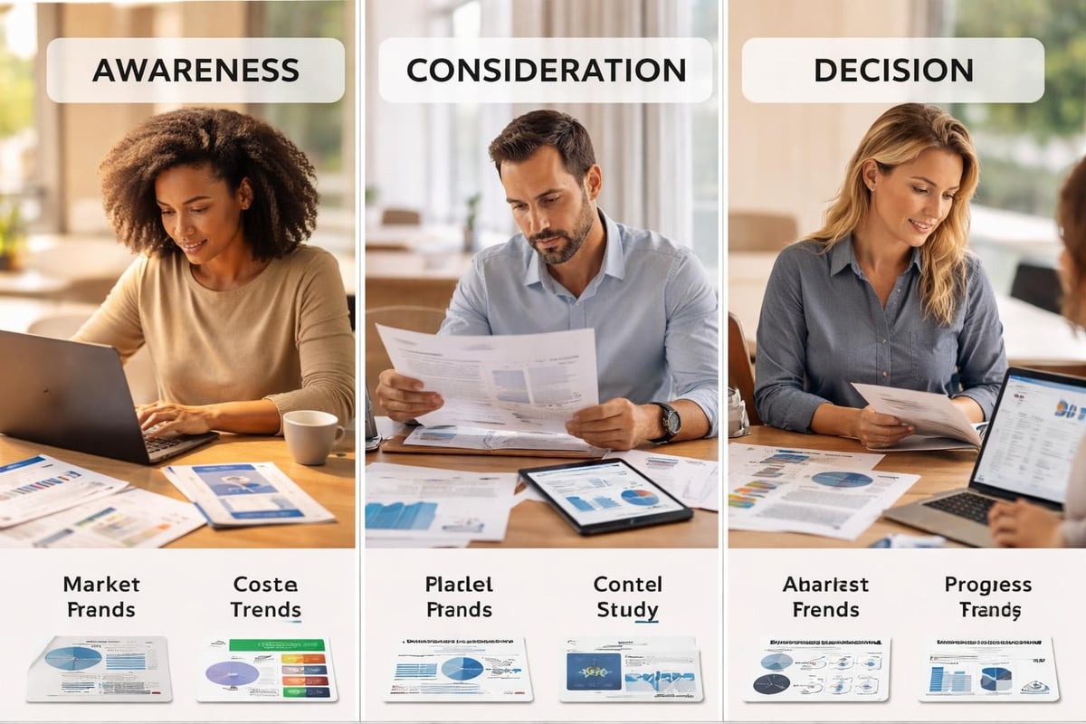 B2B buyer journey stages