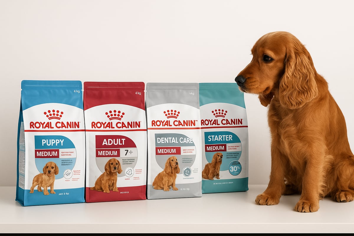 Produktöversikt: Olika Royal Canin Medium-alternativ