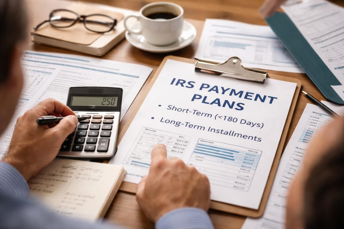 IRS payment plan structure