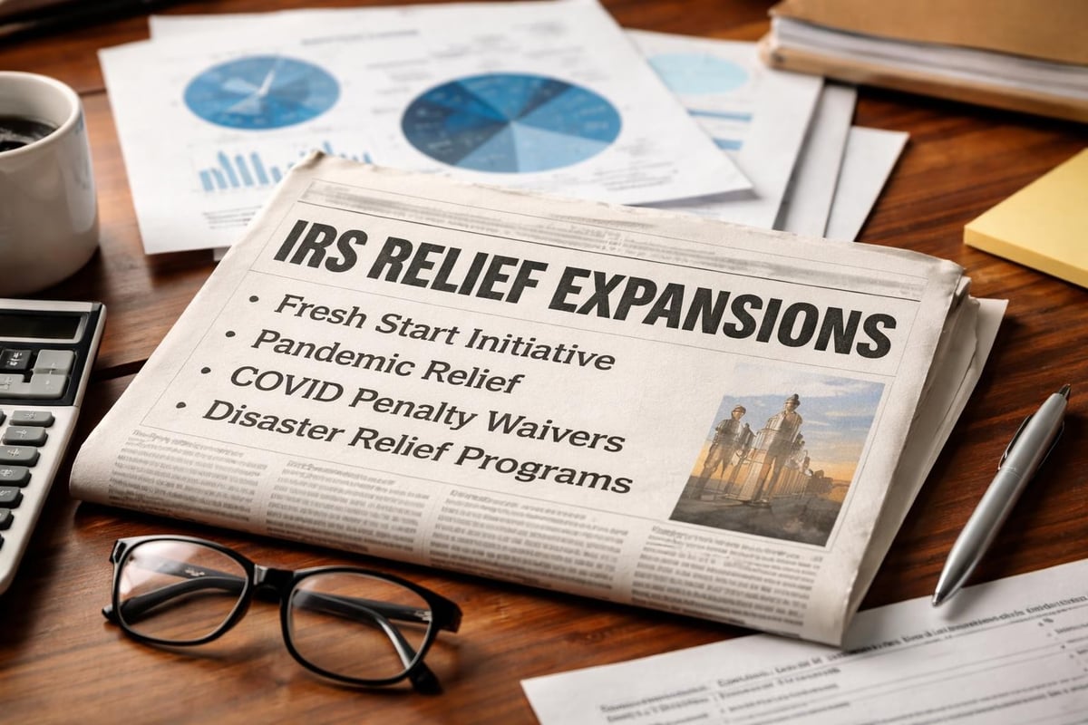 IRS relief timeline