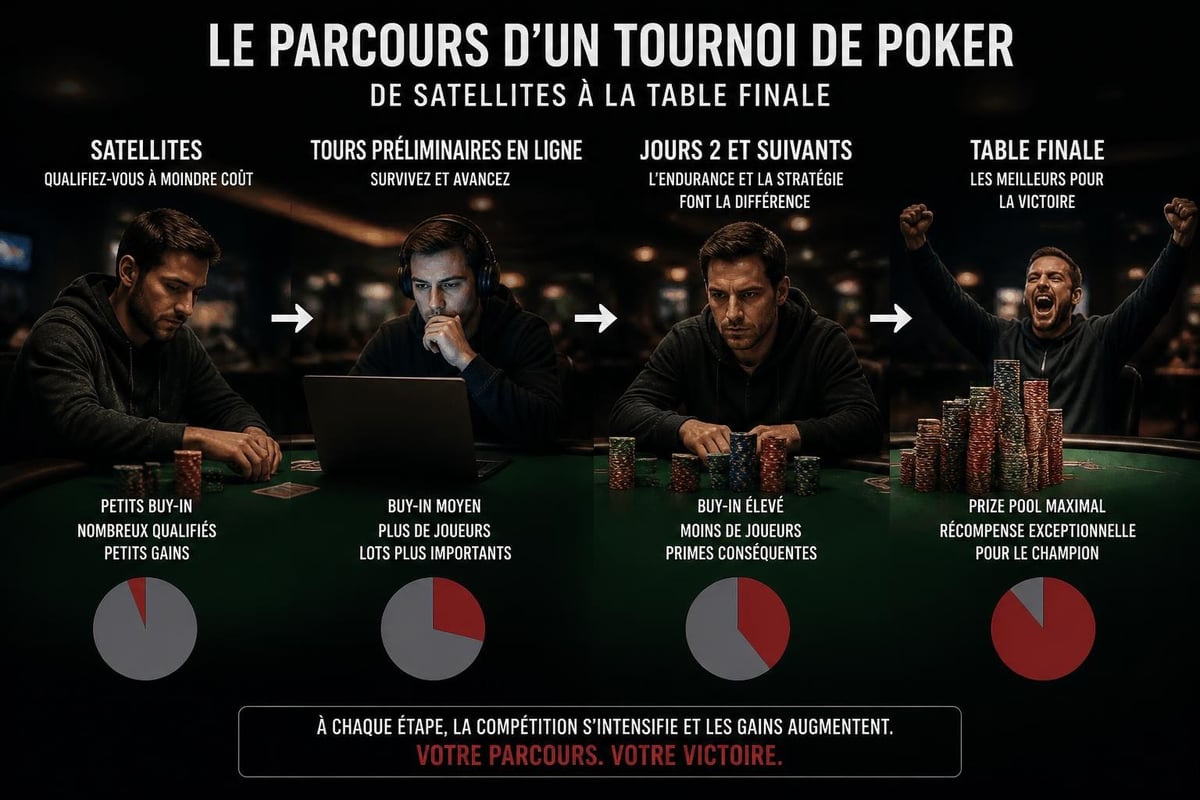 WPT tournament progression