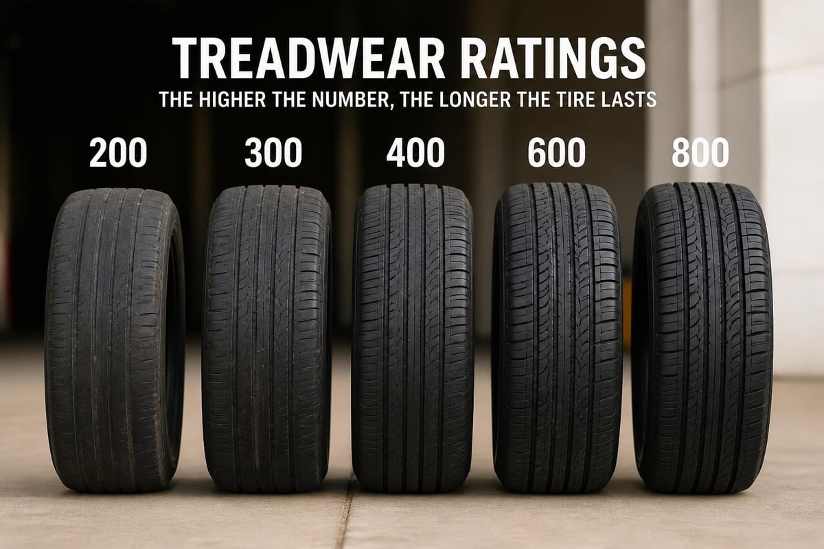 Tread Rating: Complete Guide for Tire Performance 2 Tread rating comparison chart
