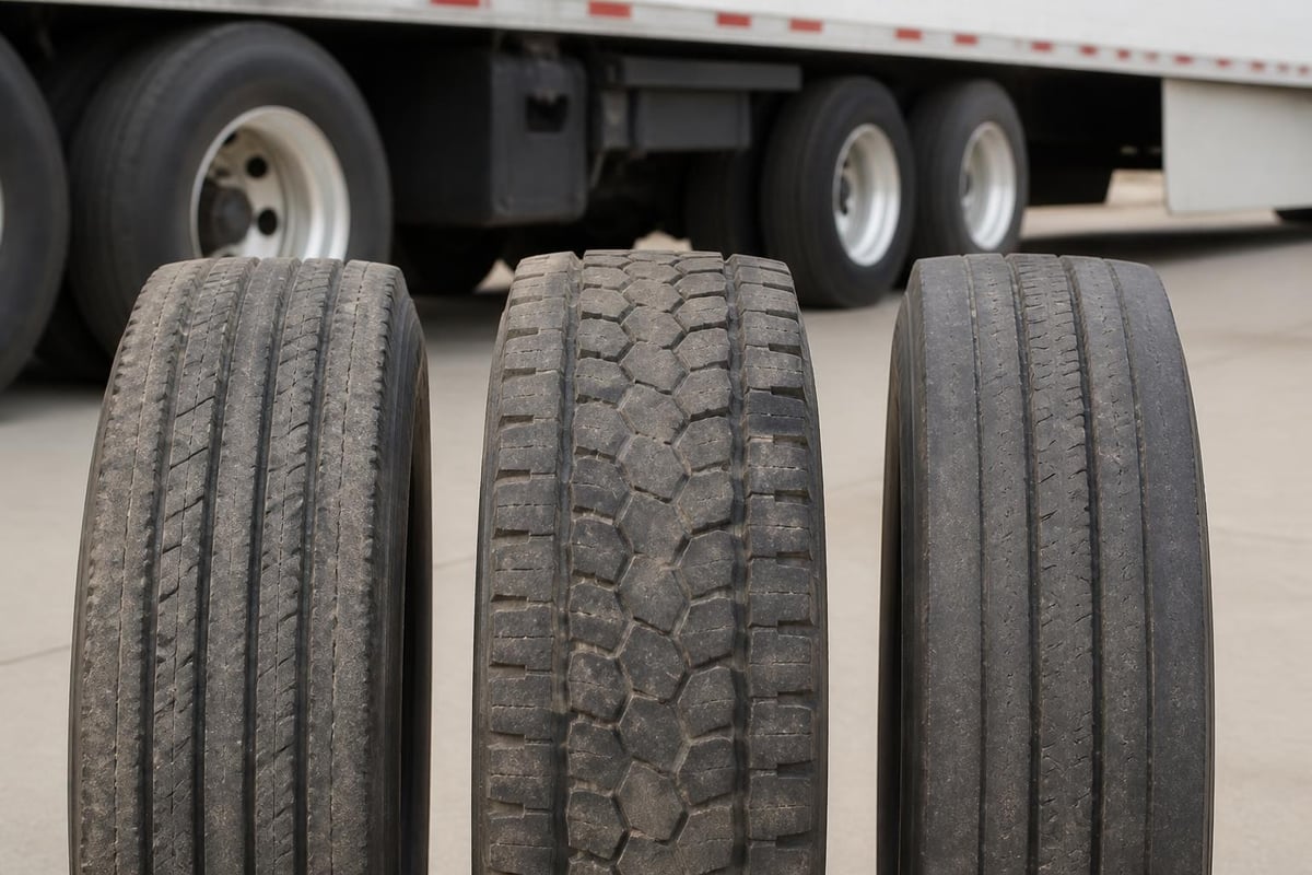 Tread Rating: Complete Guide for Tire Performance 3 Commercial tire wear patterns