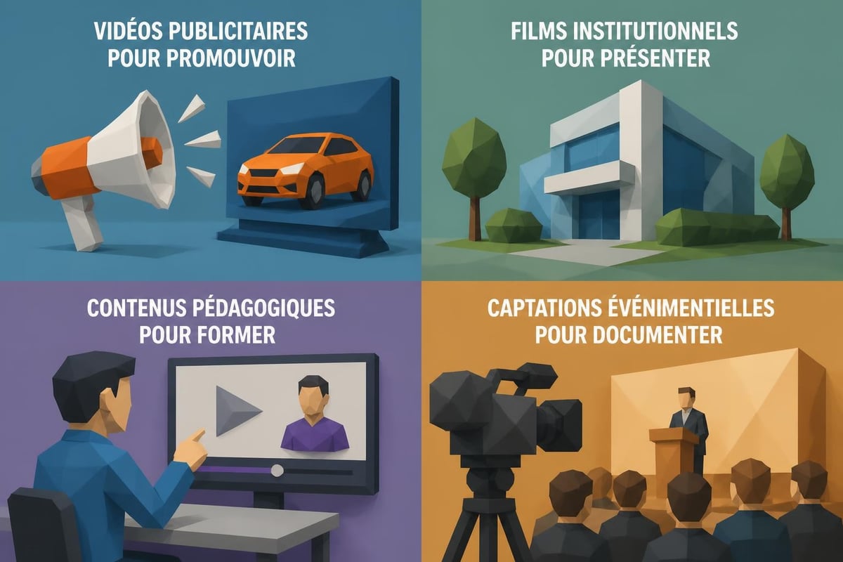 Types de vidéos d'entreprise