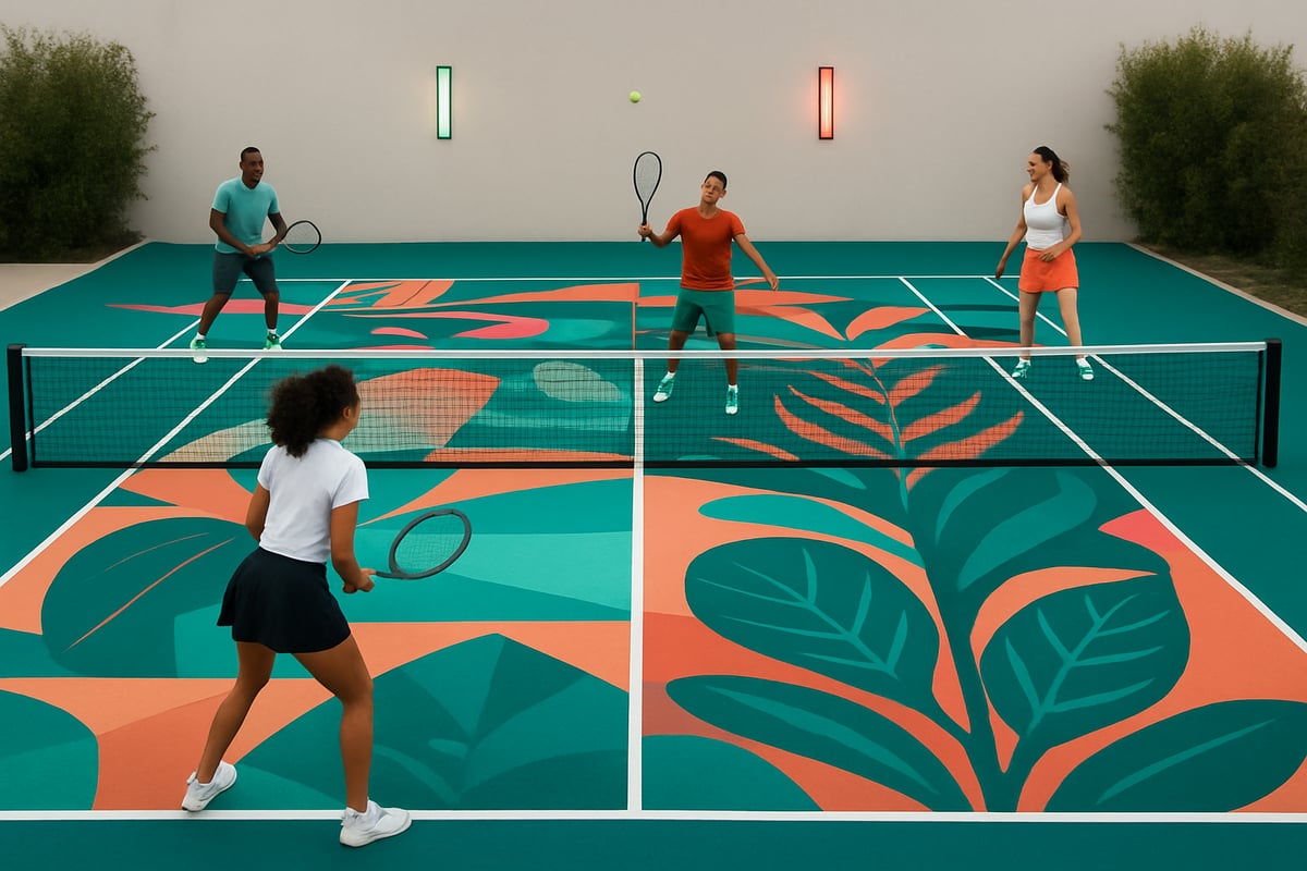 Tennis Court Art Trends for 2025