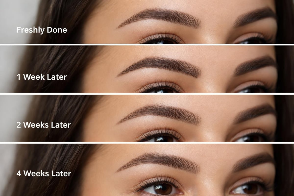 Micropigmentation healing timeline