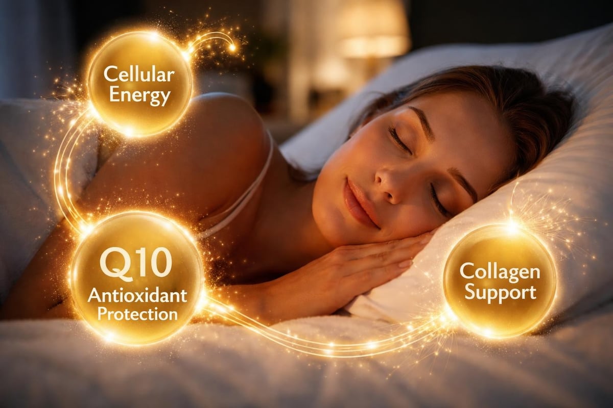 Q10 night cream application