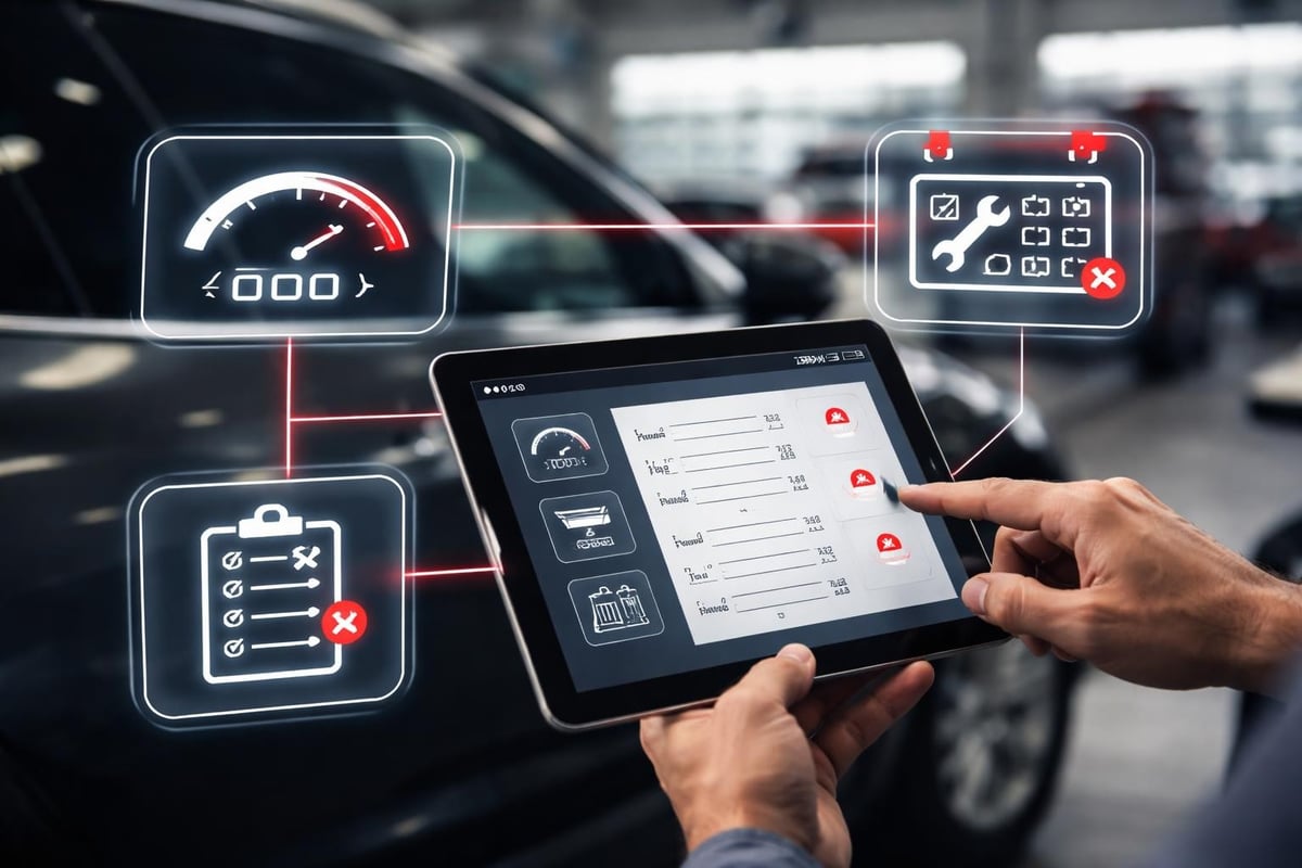 Digital maintenance tracking workflow