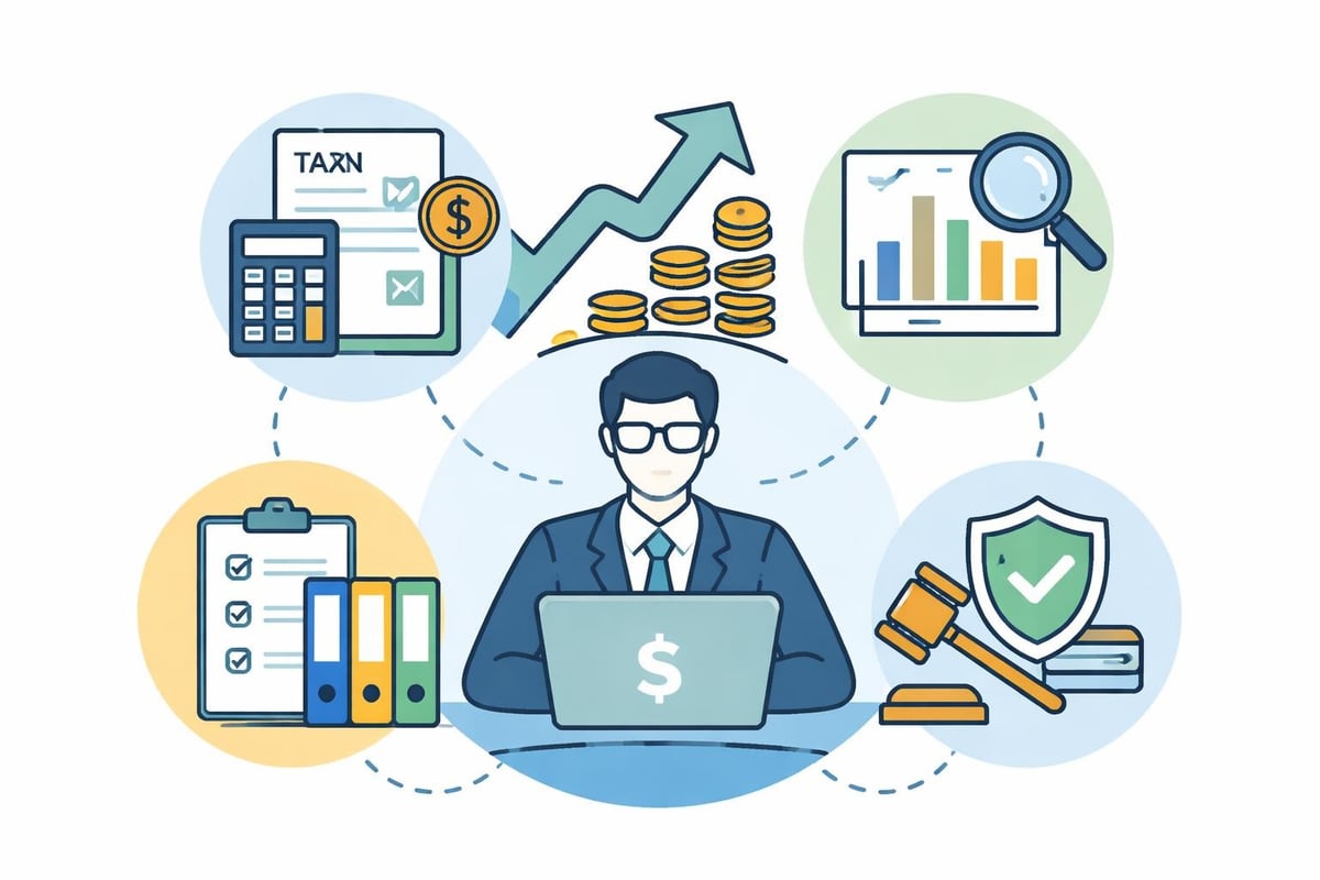 Accountant leveraging professional skills