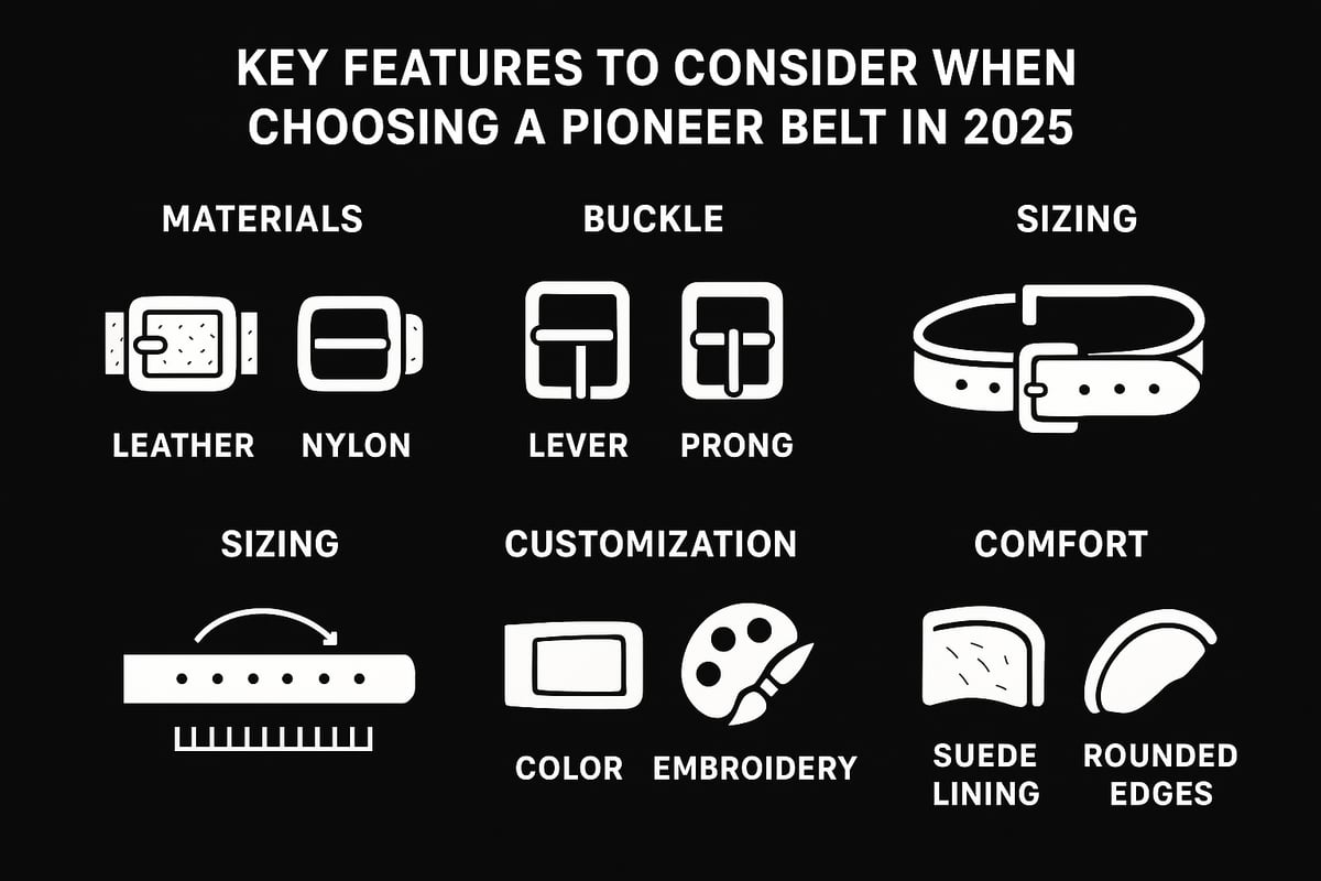 Key Features to Consider When Choosing a Pioneer Belt