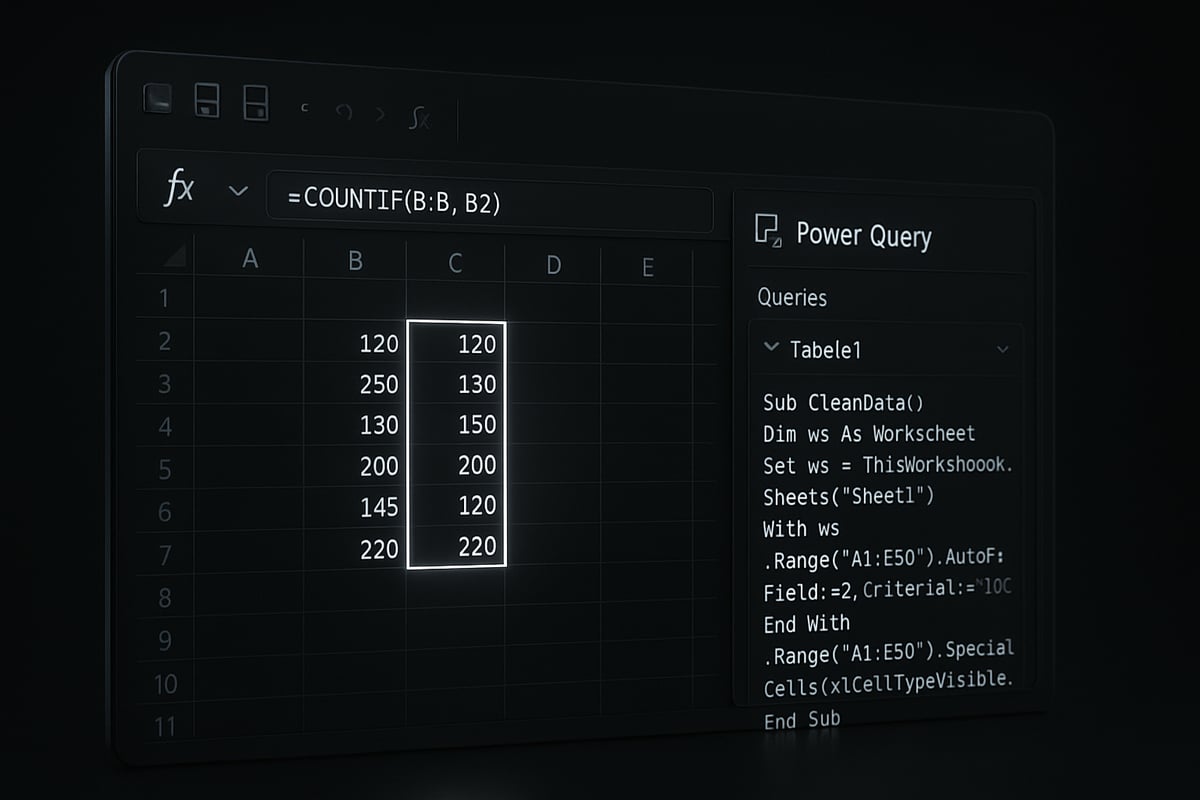 Advanced Methods: Formulas and Power Query