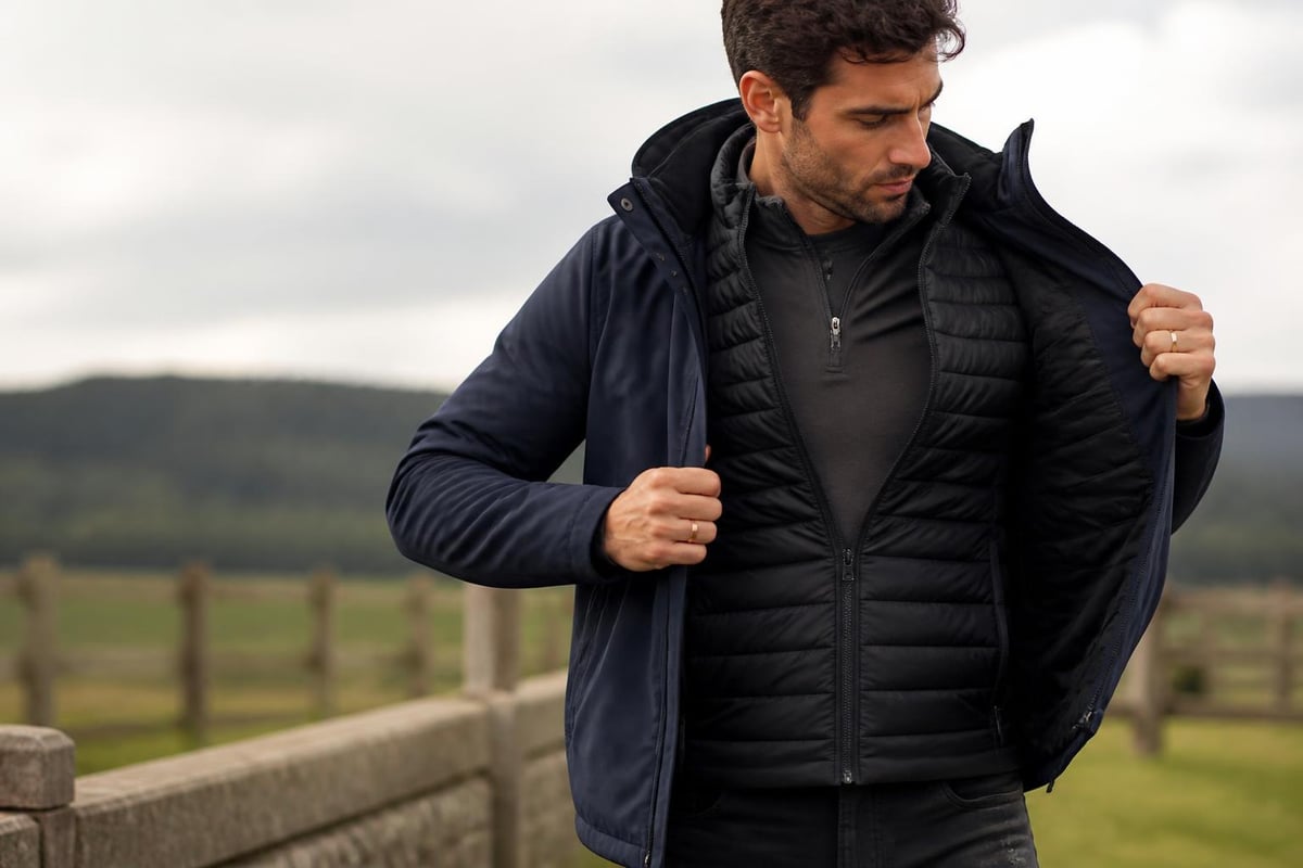 Riding coat layering system