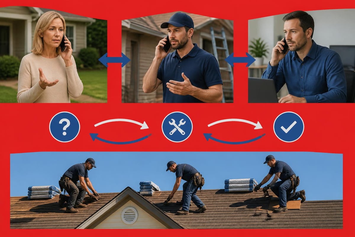 Customer communication workflow