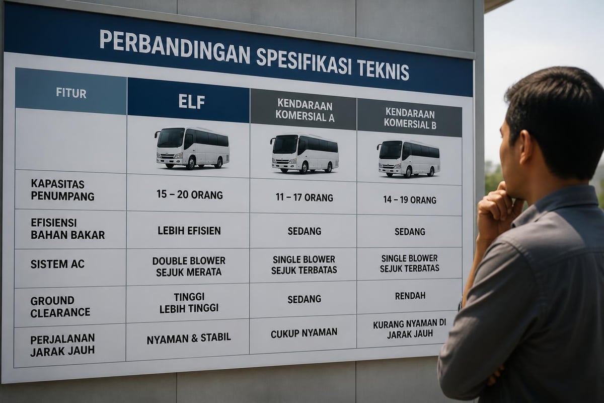 Keunggulan teknis kendaraan ELF