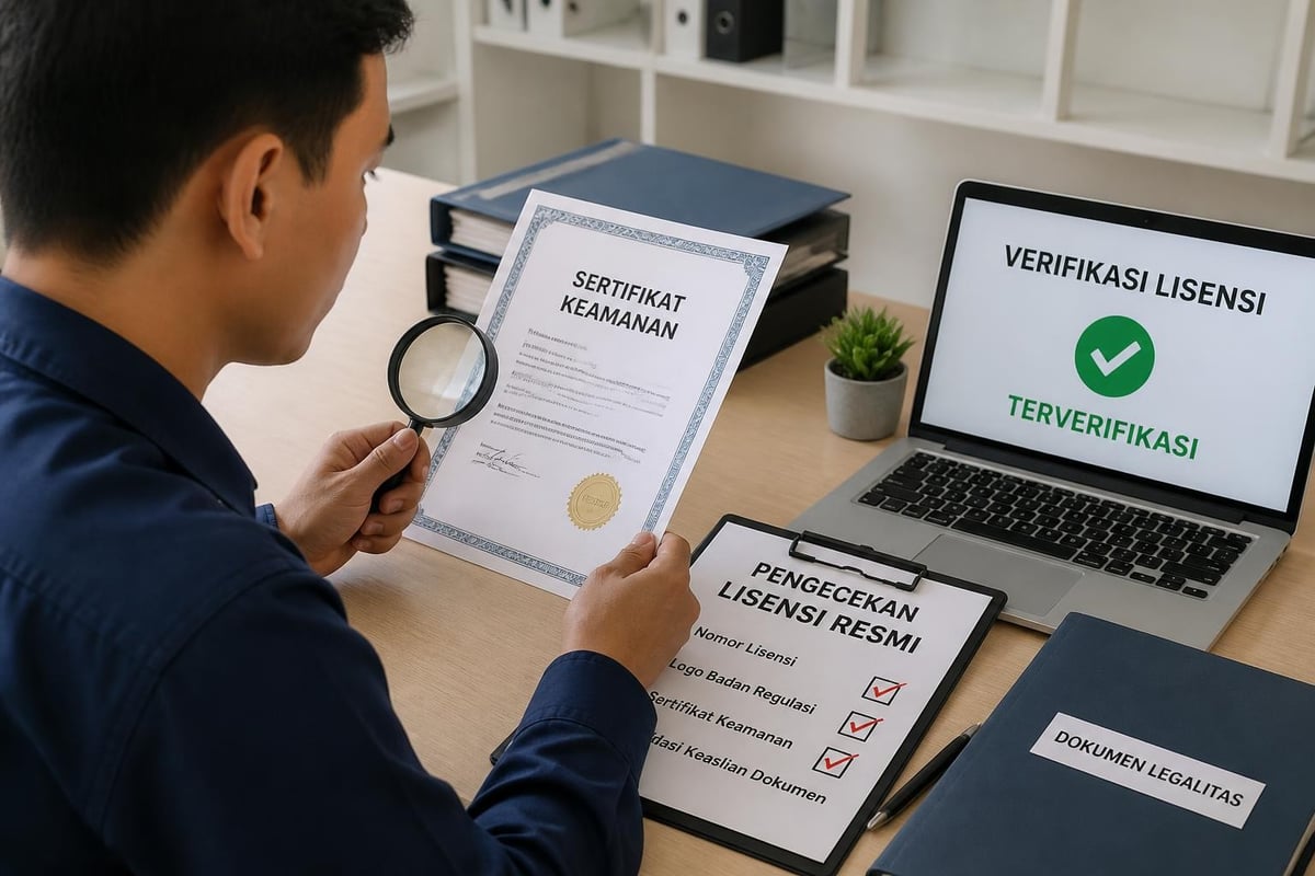Verifikasi lisensi platform slot online