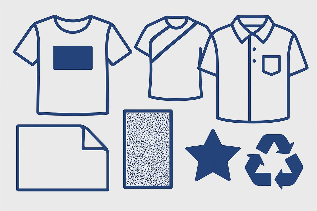 Soorten kleding strijkstickers & materiaalkeuze