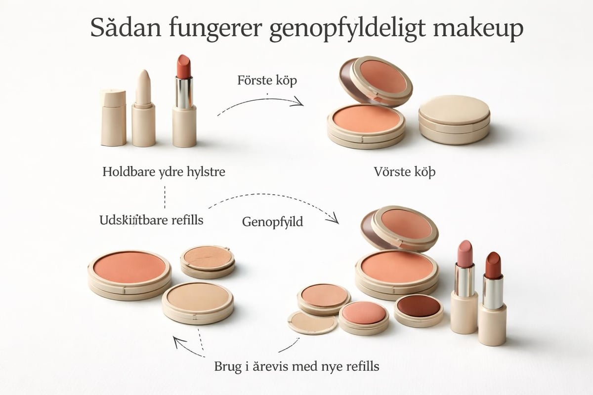 Refill makeup system