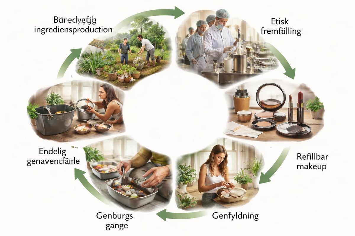 Sustainable makeup lifecycle