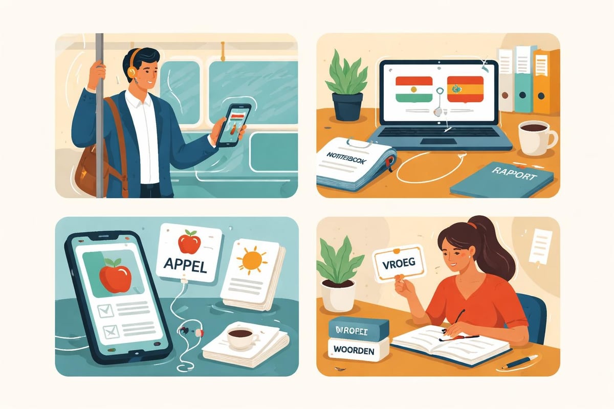 Dagelijkse taal leer praktijk