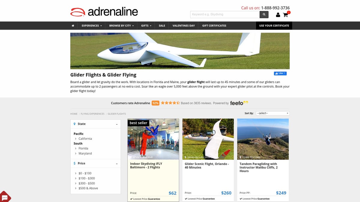 Top 7 Flight Experiences to Try in 2026 - Glider Flights – Silent Soaring Above Stunning Scenery