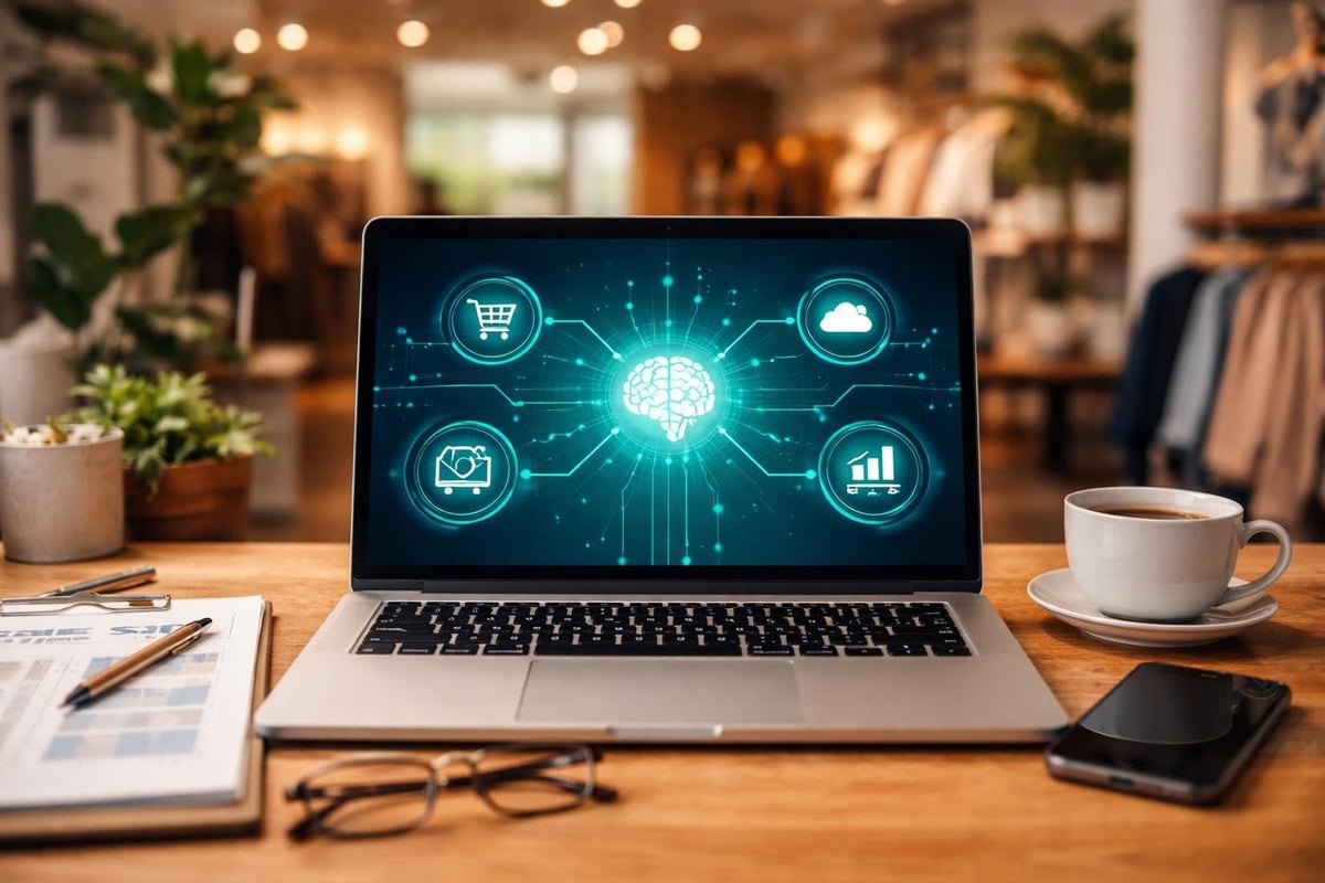 Small retail business using AI for inventory management