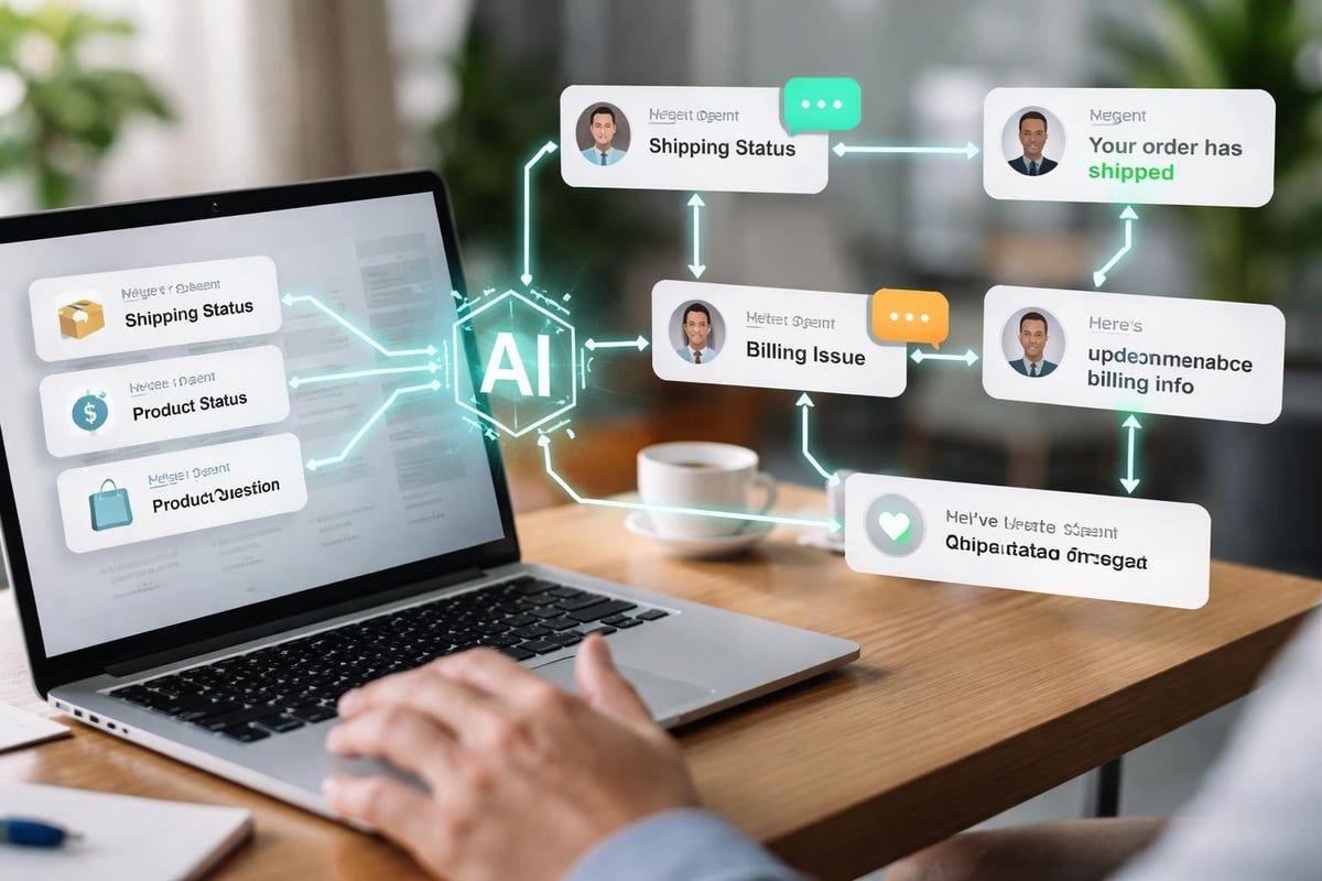 Service-based business automating customer communications