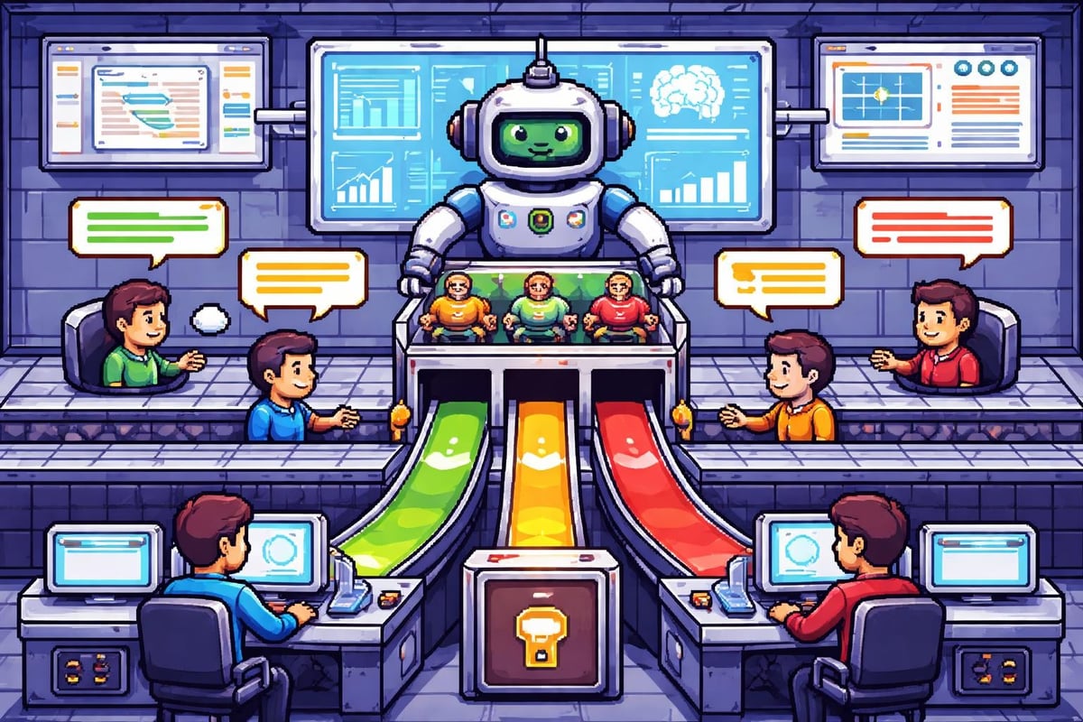 AI chatbot lead qualification process