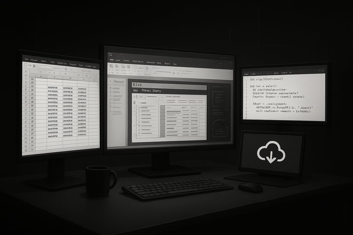 Advanced Methods: Formulas, Power Query, and Automation