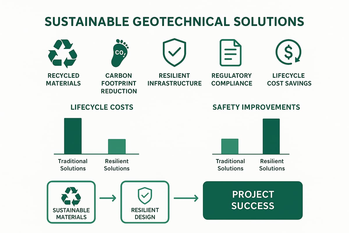 Integrating Sustainability and Resilience in Geotechnical Solutions