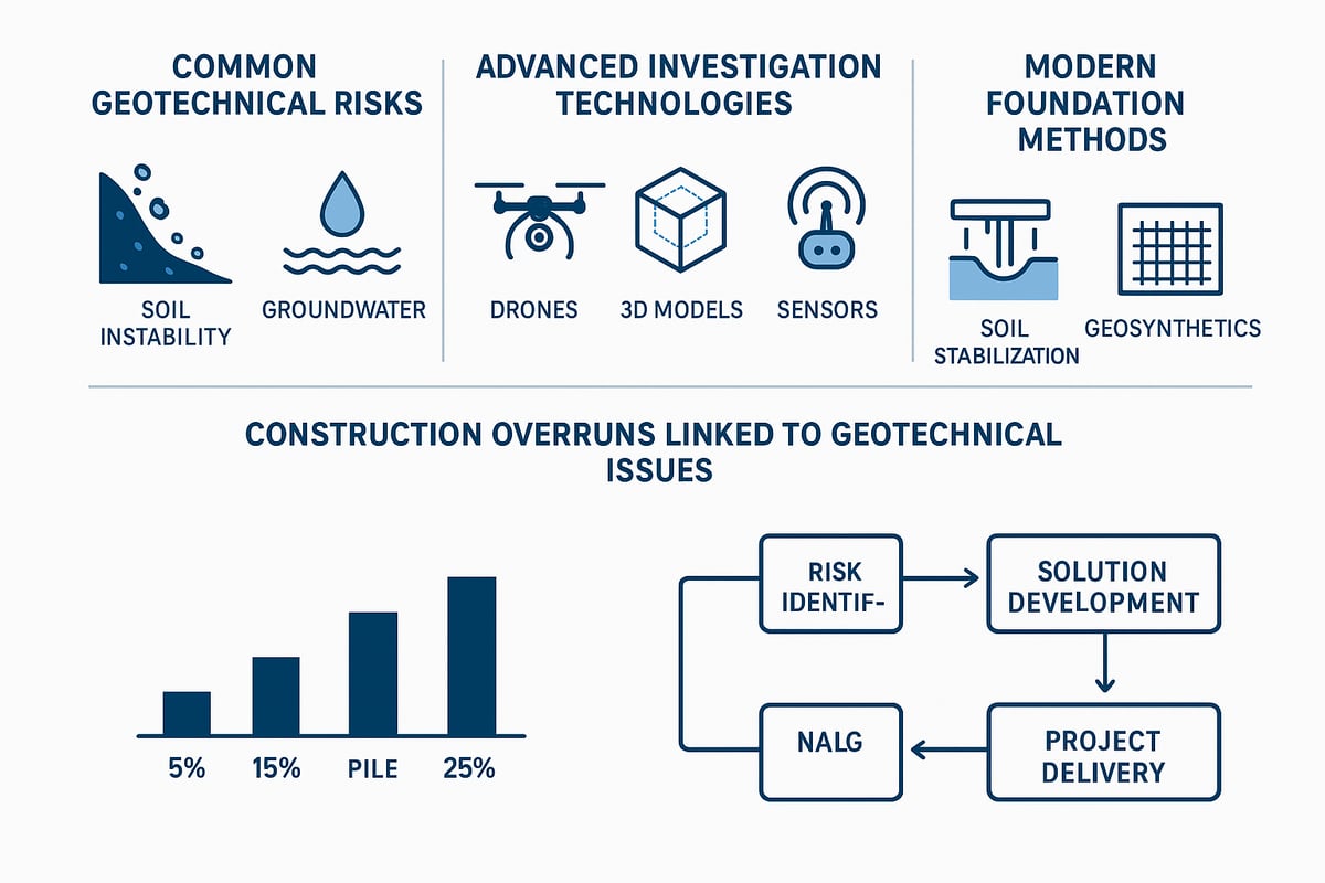 Core Geotechnical Challenges and Solutions for Modern Projects