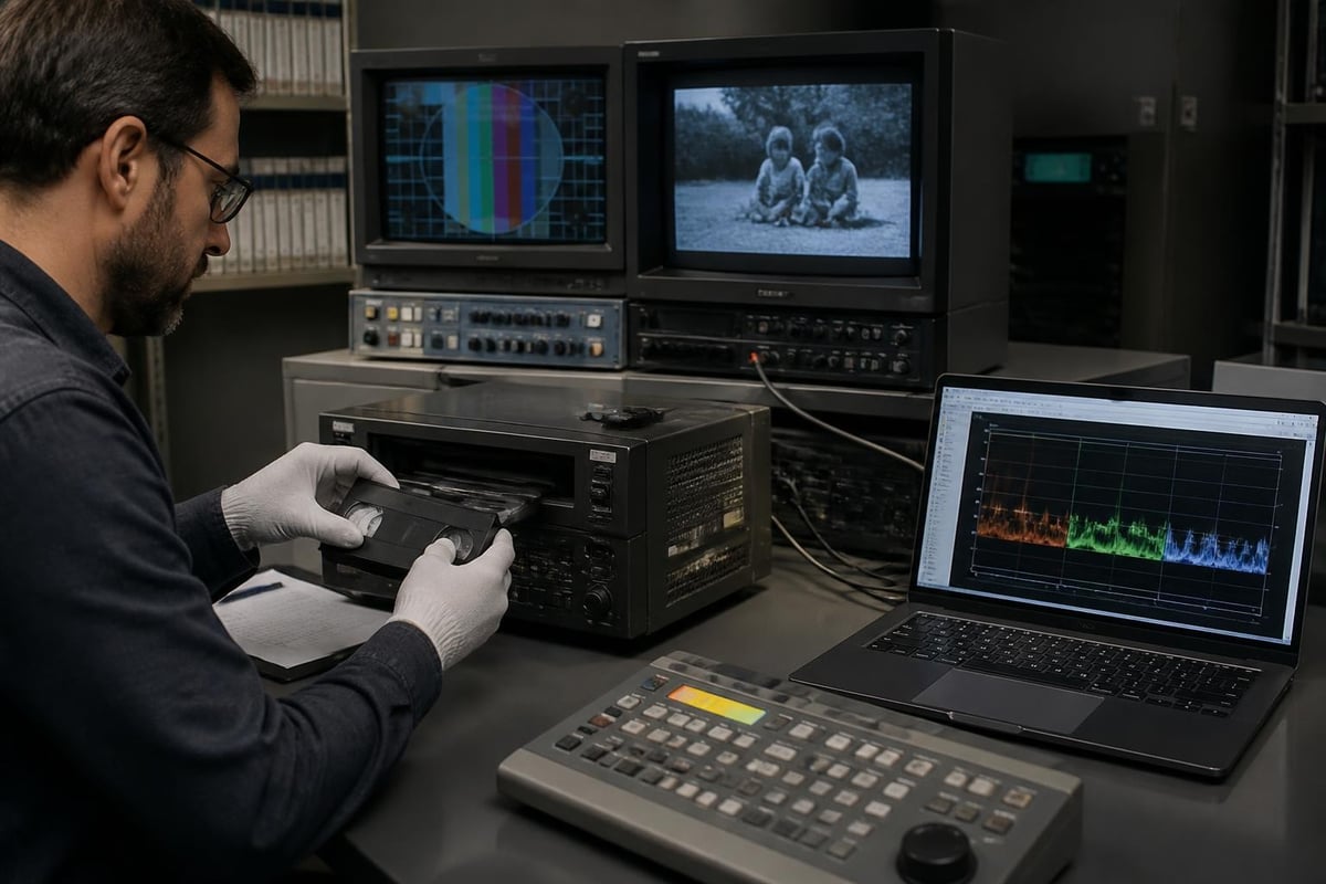 VHS digitization workflow