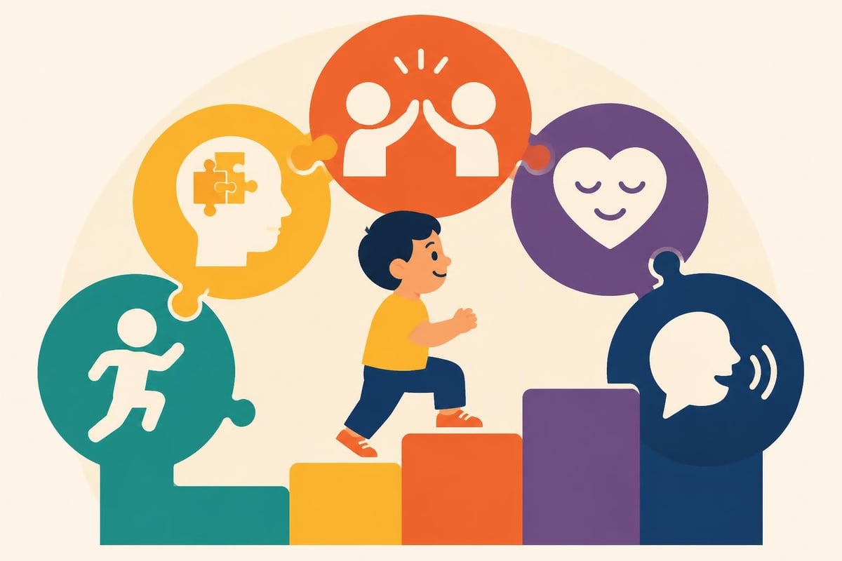 Developmental domains in early childhood