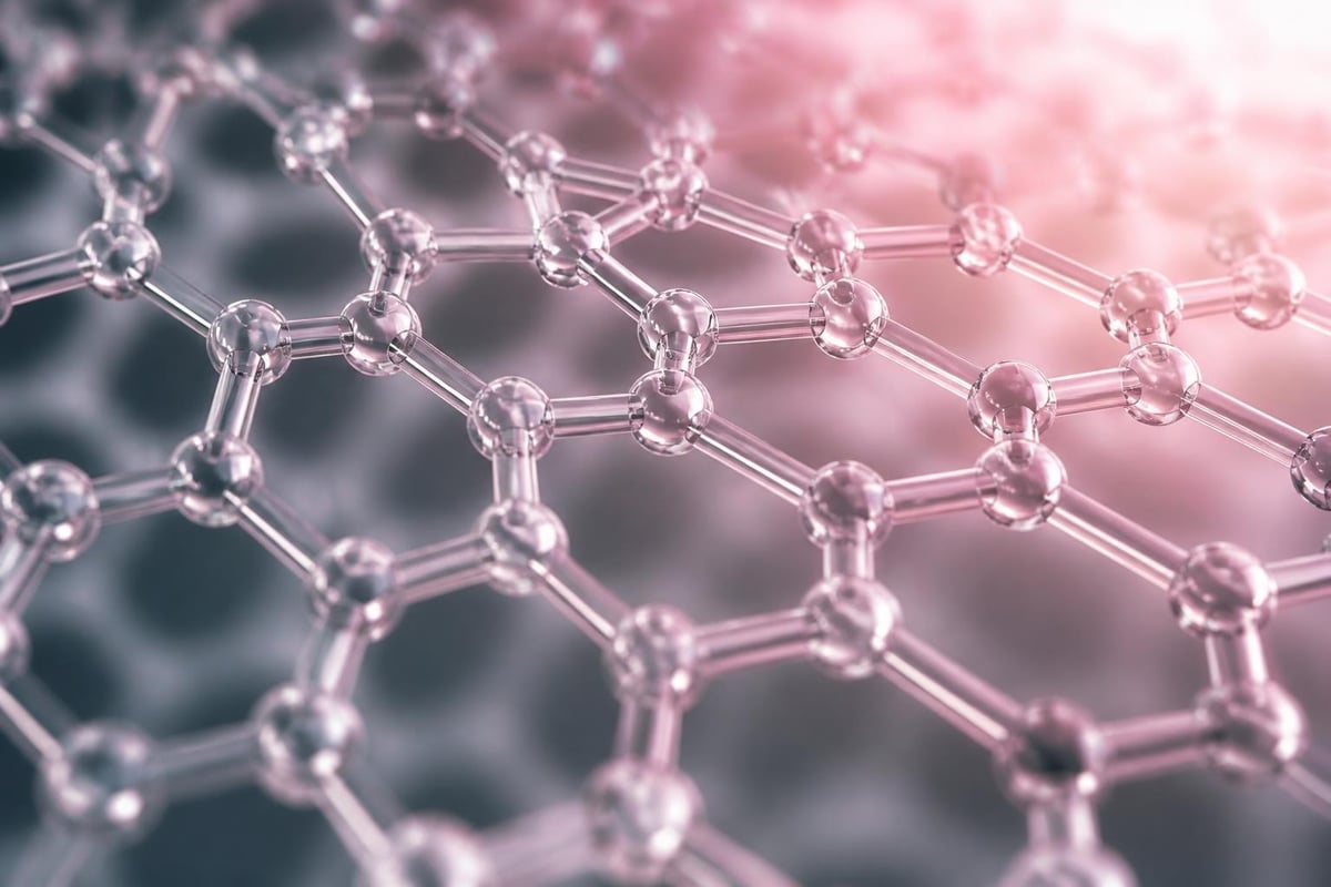Pink diamond crystal lattice structure
