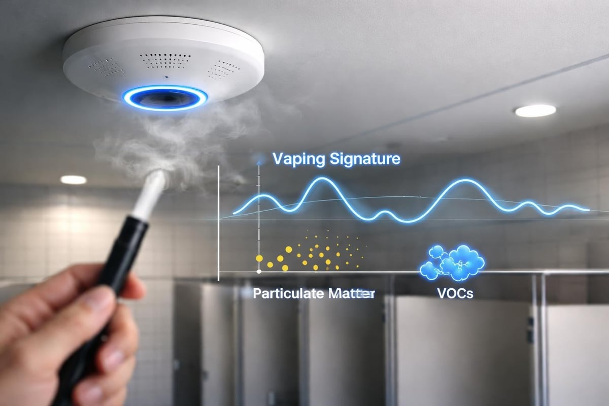 Vape detection sensor technology