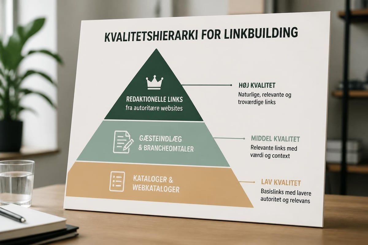 Link kvalitet pyramide